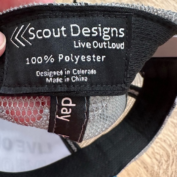 LIVE OUT LOUD Scout Designs Mint Green Turquoise Snap Back Trucker Hat - Picture 10 of 10